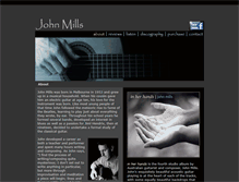 Tablet Screenshot of johnmills.com.au